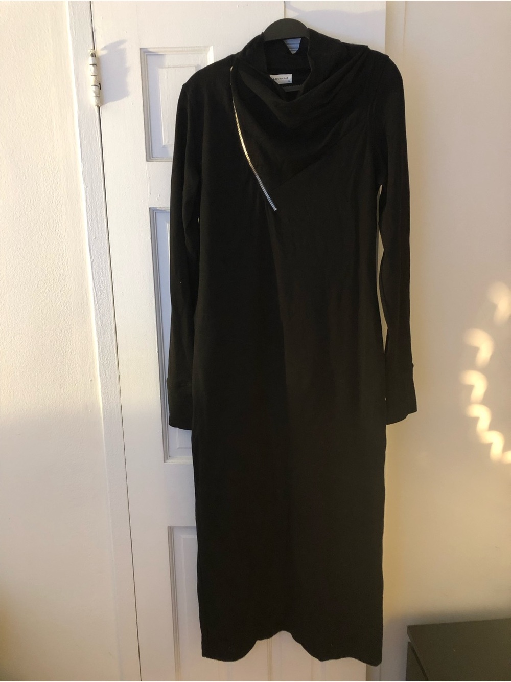 Marcella NYC Long-Sleeve Moto Dress